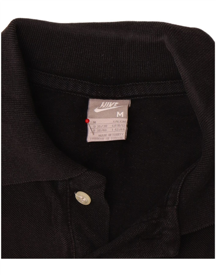 Polo Nike da donna UK 10/12 cotone nero medio