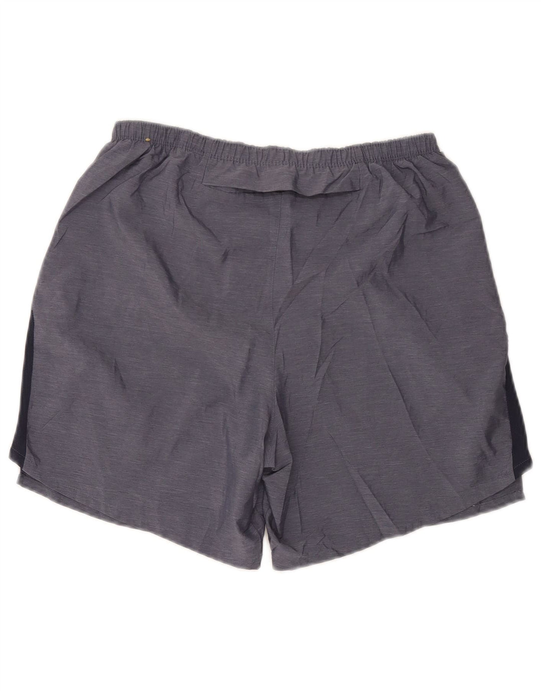 Pantaloncini sportivi Nike Dri Fit da uomo in poliestere color block grigio medio