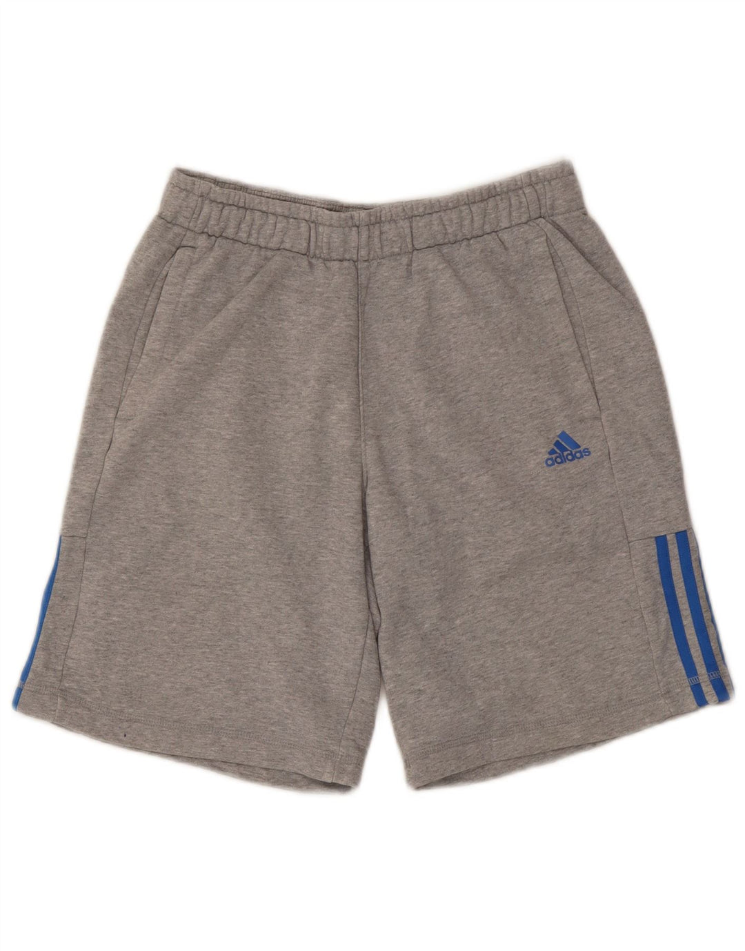 Pantaloncini sportivi ADIDAS Climalite da uomo in cotone grigio medio