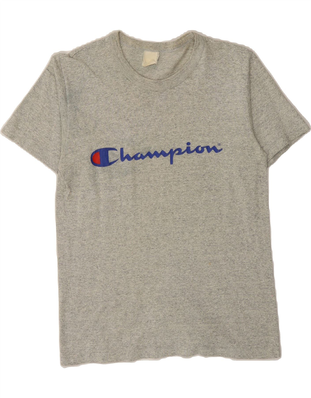 CHAMPION Womens Graphic T-Shirt Top UK 12 Medium Grey Vintage Champion and Second-Hand Champion from Messina Hembry 