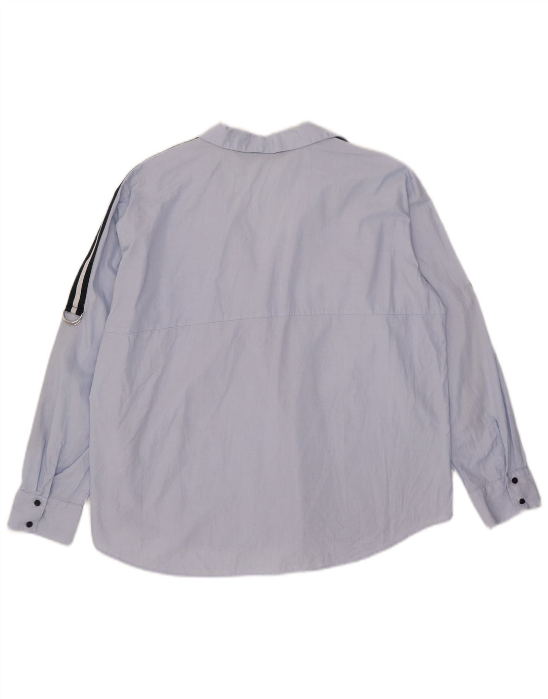 Camicia oversize da donna Zara UK 6 XS cotone blu