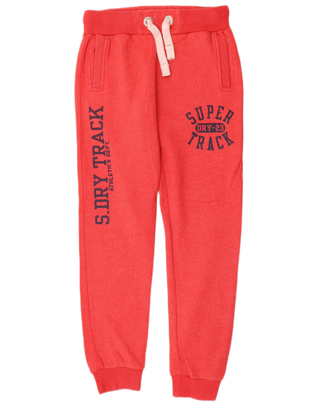 Pantaloni da tuta con grafica da uomo SUPERDRY Joggers piccoli in cotone rosso