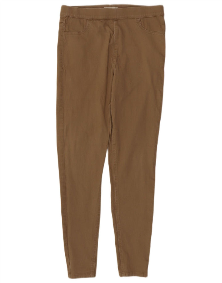 Jeans Jeggings da donna Marks & Spencer UK 12 Medio W30 L29 Cotone marrone