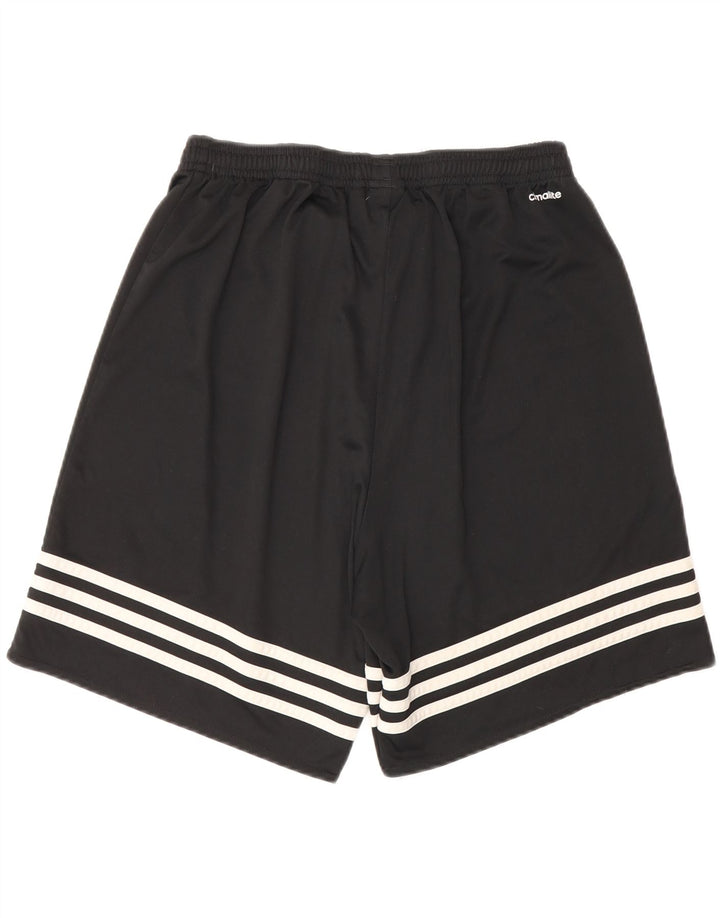 Pantaloncini sportivi Adidas Climalite da uomo medio poliestere nero