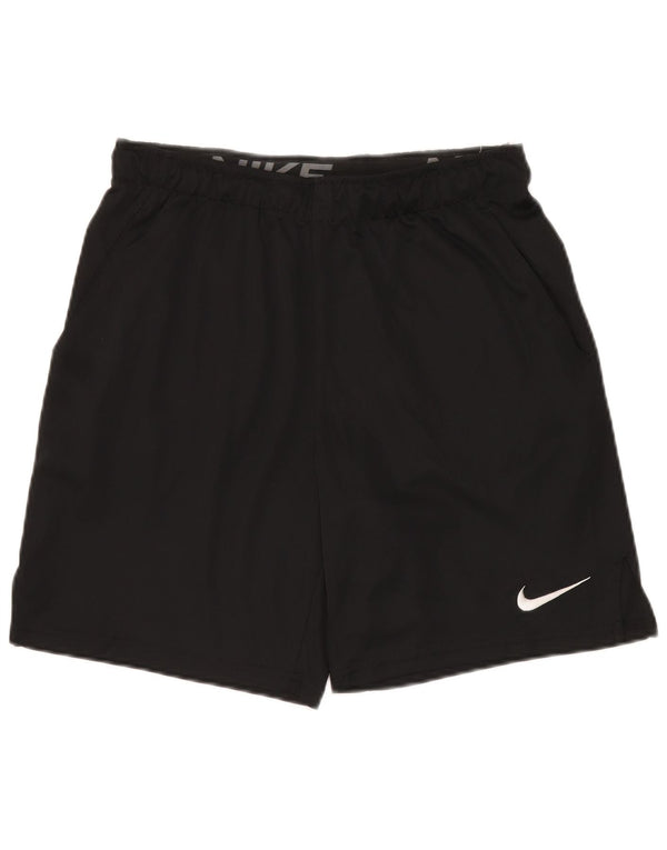 Pantaloncini sportivi Nike Dri Fit da uomo, poliestere medio nero