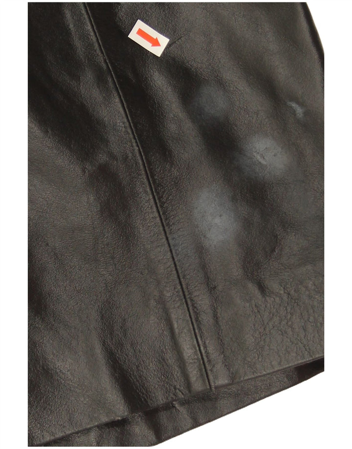 Cappotto in pelle da uomo Douglas UK 38 Pelle nera media