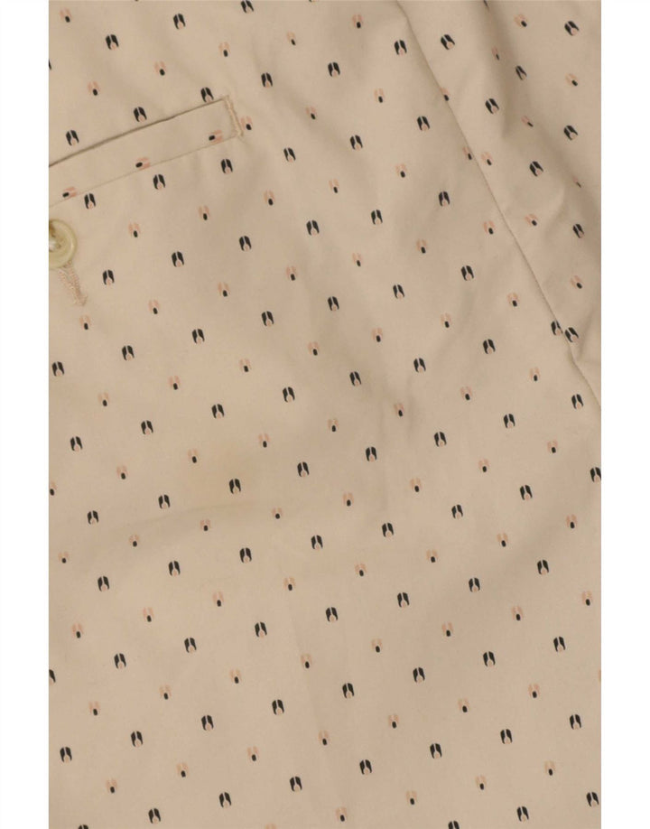 Pantaloncini chino da uomo Penguin W34 grande cotone maculato beige