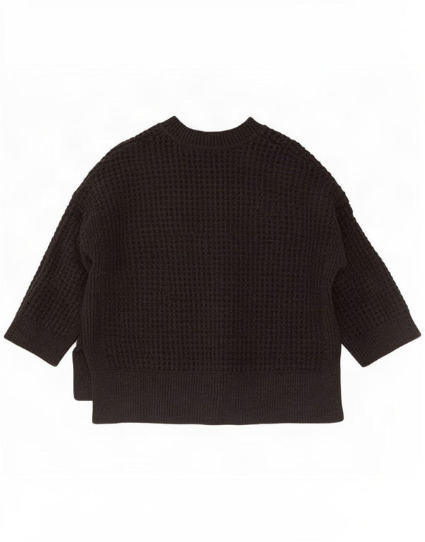 Maglione girocollo da donna All Saints UK 14 Cotone nero medio