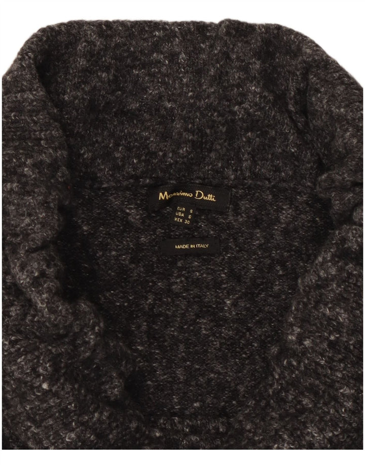 Gonna longuette in maglia da donna Massimo Dutti piccola W30 grigia screziata