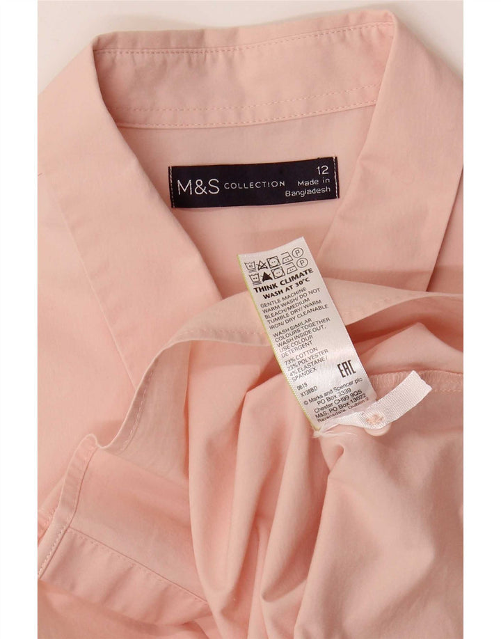 Camicia da donna Marks & Spencer UK 12 Cotone rosa medio