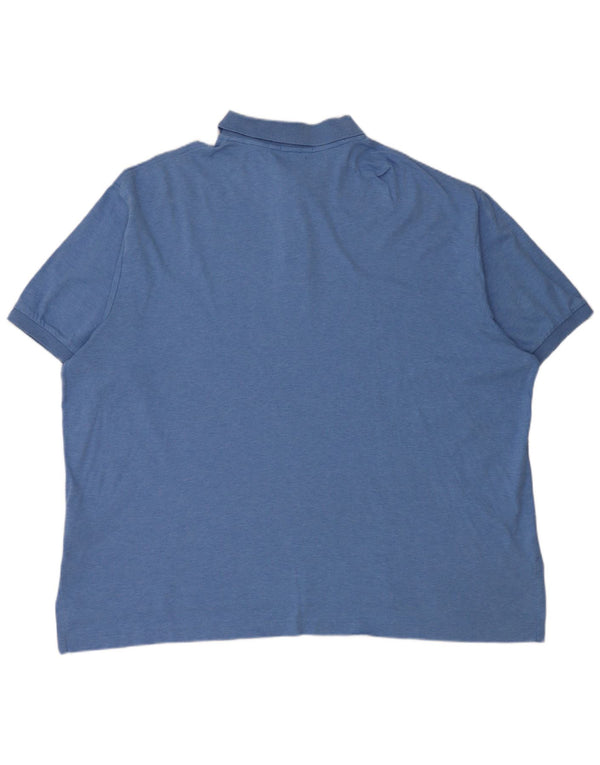 Polo Ralph Lauren da uomo grande polo 3XL cotone screziato blu