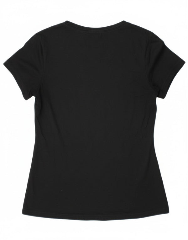 Nike Cats Volleyball Graphic T-shirt da donna Top UK 12 Medium Nero