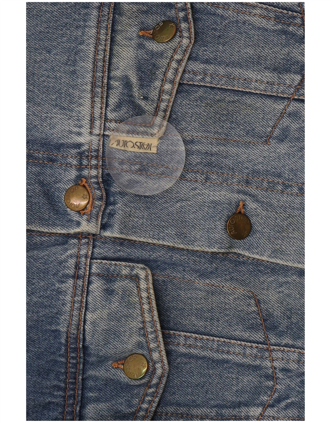 Giacca di jeans vintage da uomo UK 38 blu medio