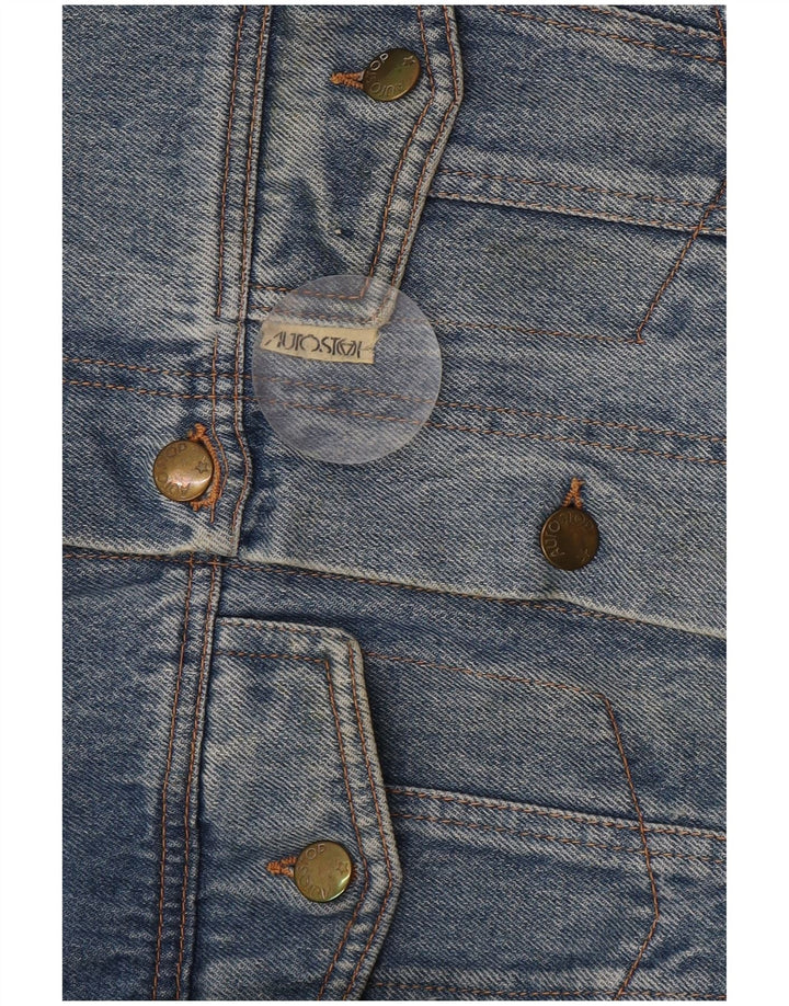 Giacca di jeans vintage da uomo UK 38 blu medio