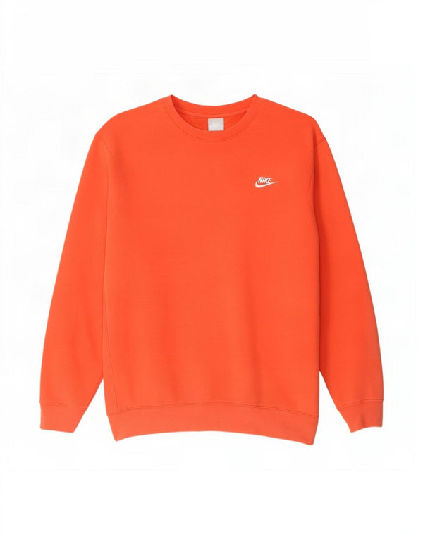 Felpa Nike Uomo Maglione Large Rosa Cotone