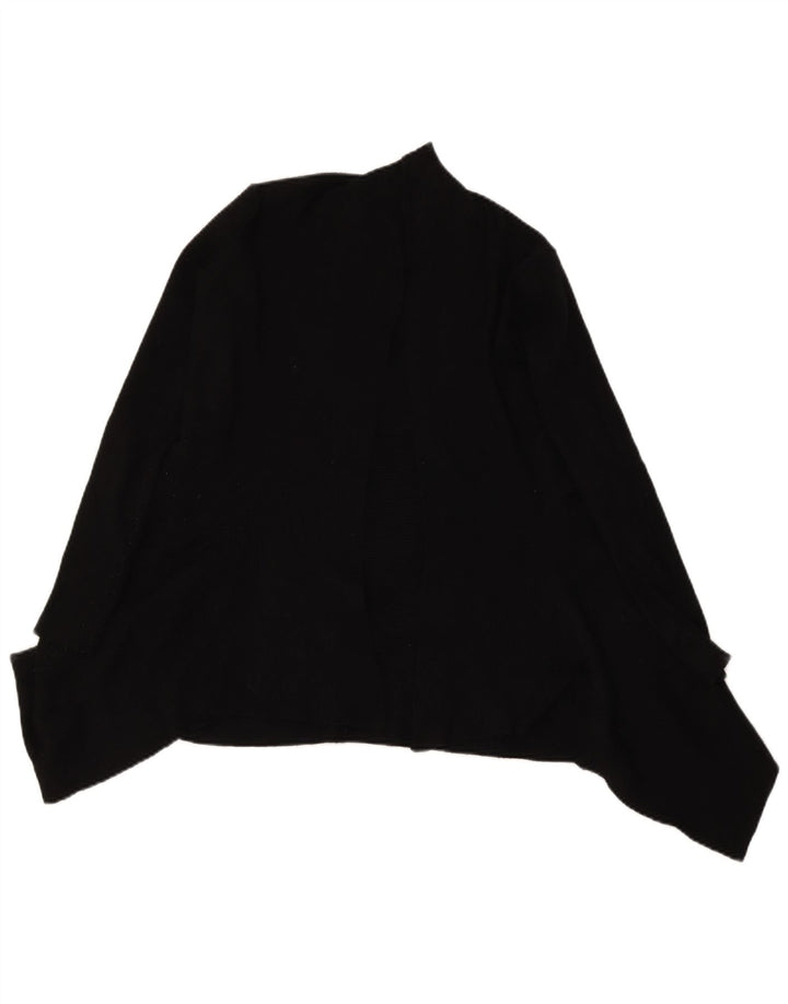 Maglione cardigan aperto da donna Zara UK 10 piccolo nero