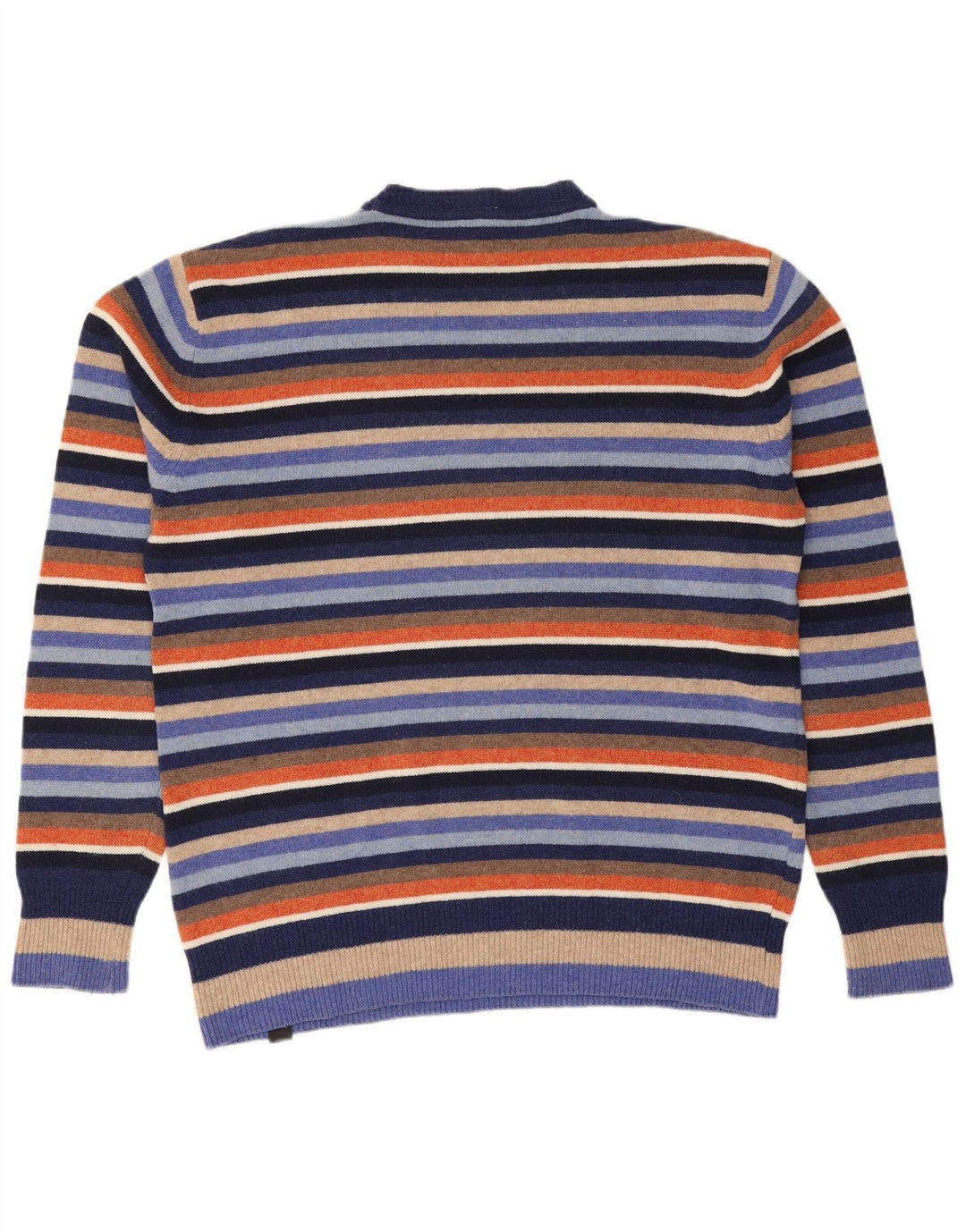 CONVERSE Maglione girocollo da uomo XL in lana a righe multicolore