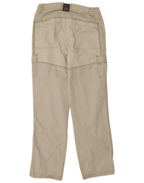 Pantaloni cargo dritti da uomo Slam con giacca a vento IT 46 Small W32 L33 Beige