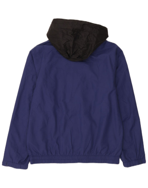 Giacca a vento con cappuccio da uomo Timberland UK 36 Small Blue Colourblock