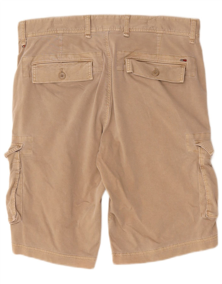 Pantaloncini cargo da uomo Tommy Hilfiger W32 cotone beige medio