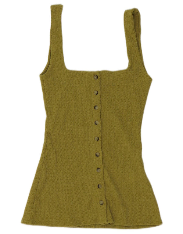 Canotta da donna Zara UK 12 poliestere verde medio