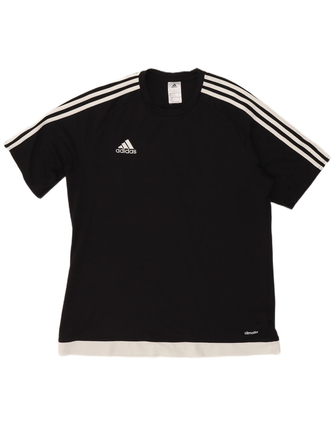 Maglietta Adidas da uomo Top Large in poliestere nero