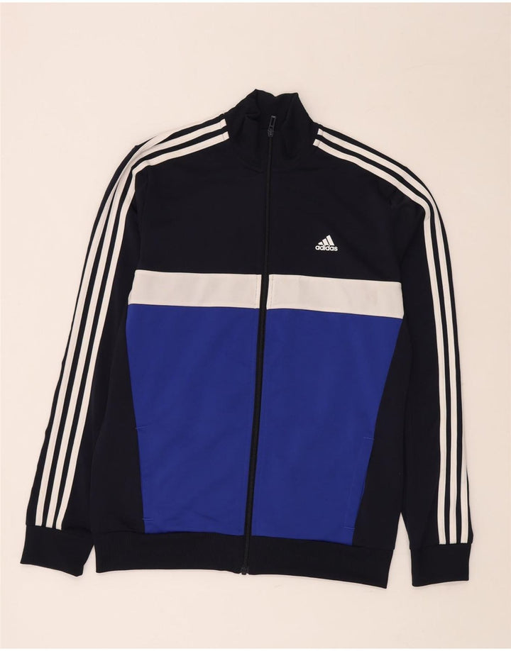 Giacca da tuta ADIDAS Aeroready da ragazzo 15-16 anni blu navy