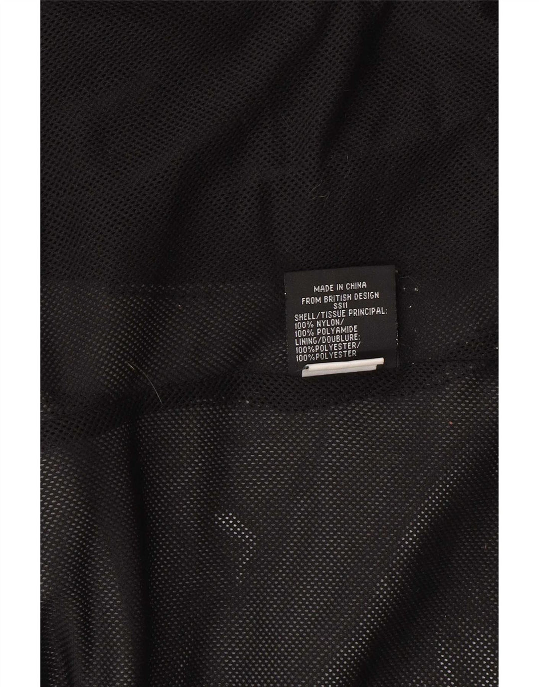 Giacca a vento da donna con vestibilità regolare Superdry UK 16 Large in nylon nero