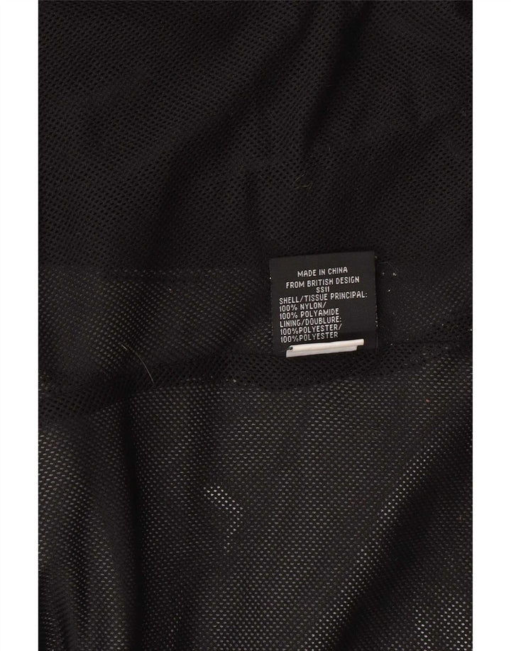Giacca a vento da donna con vestibilità regolare Superdry UK 16 Large in nylon nero