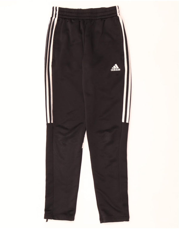 Pantaloni della tuta Adidas Aeroready da ragazzo 13-14 anni in poliestere nero