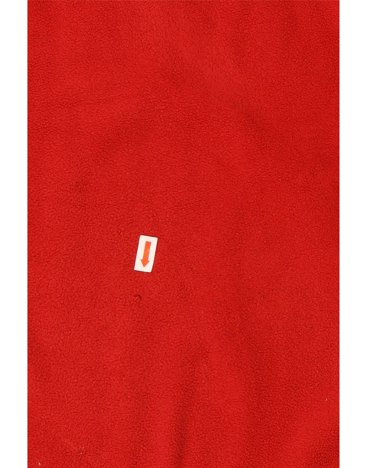 Maglione in pile da uomo TOG 24 con zip e collo 2XL poliestere rosso