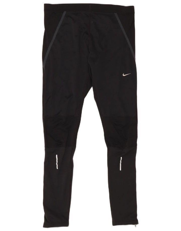 Leggings Nike Dri Fit da donna UK 16 Large Nero Poliestere