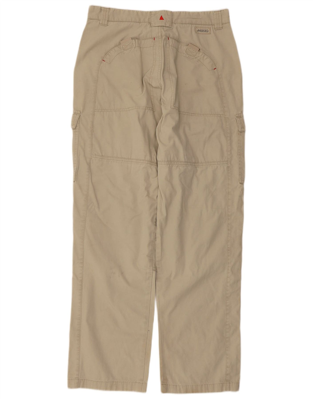Pantaloni cargo dritti da uomo Musto W32 L32 in cotone beige