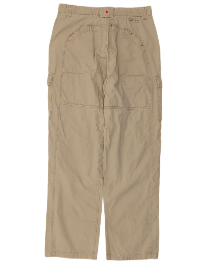 Pantaloni cargo dritti da uomo Musto W32 L32 in cotone beige