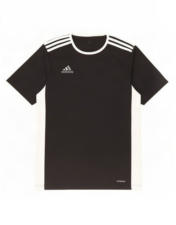 T-shirt Adidas Aeroready da uomo, piccola, in poliestere color block nero