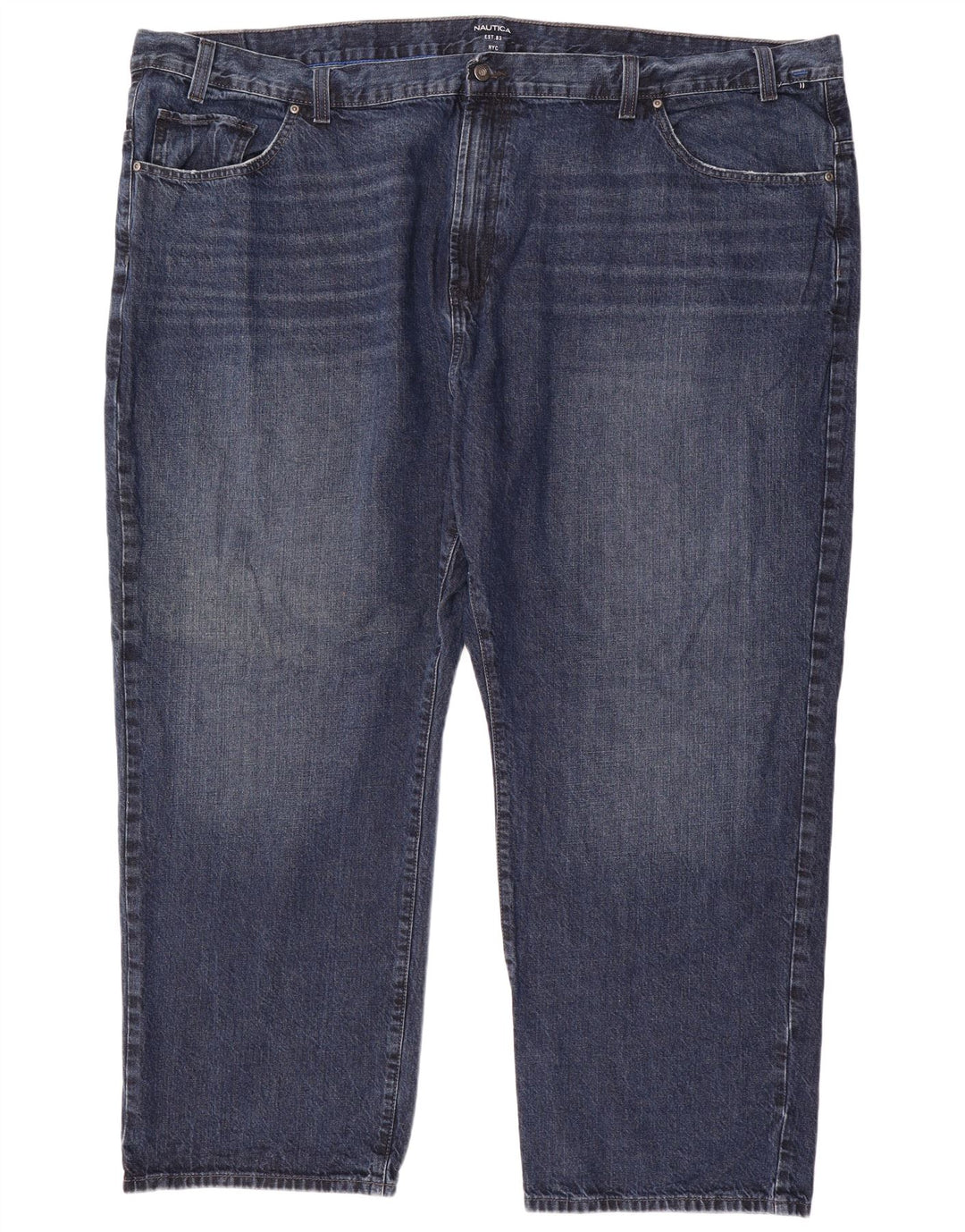 Jeans dritti da uomo NAUTICA W54 L32 cotone blu