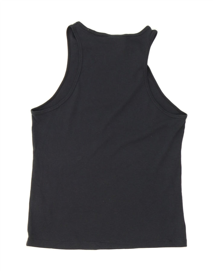 NIKE Womens Vest Top UK 16 Large Black Cotton Vintage Nike and Second-Hand Nike from Messina Hembry 