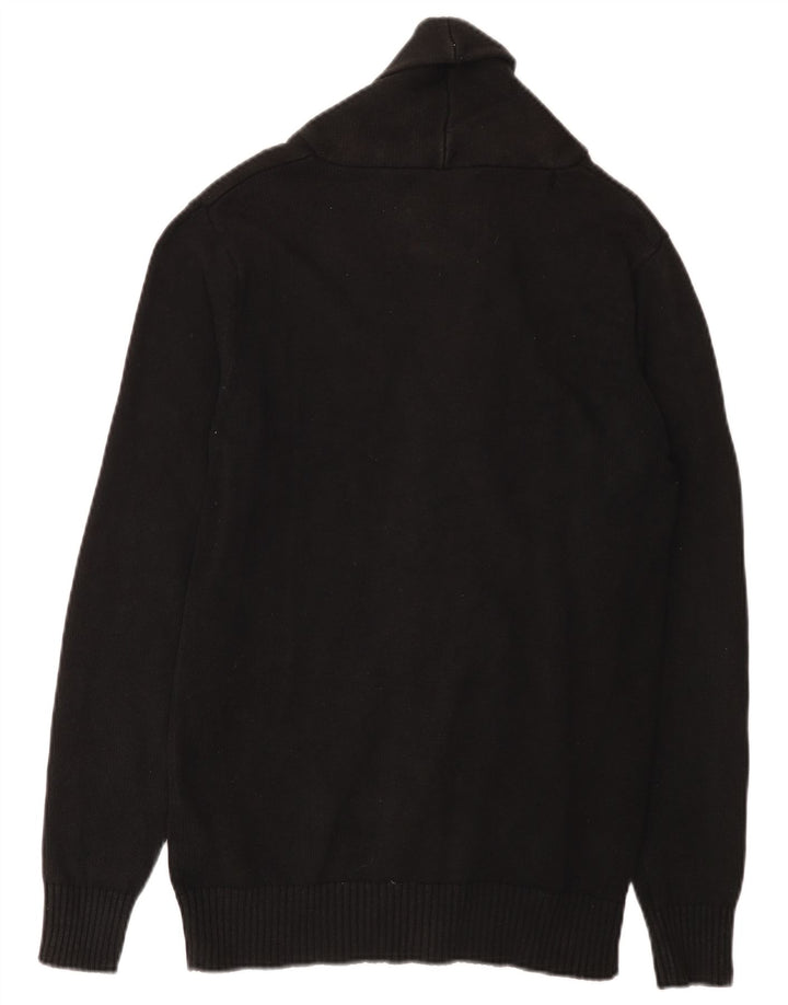 Maglione cardigan da uomo Jack & Jones piccolo nero