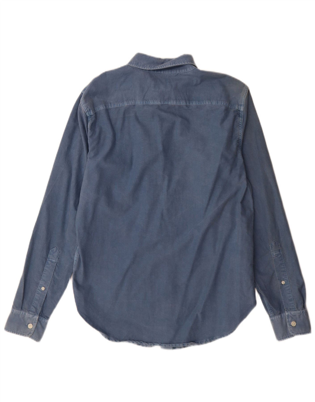 Camicia da uomo Abercrombie & Fitch in cotone blu medio