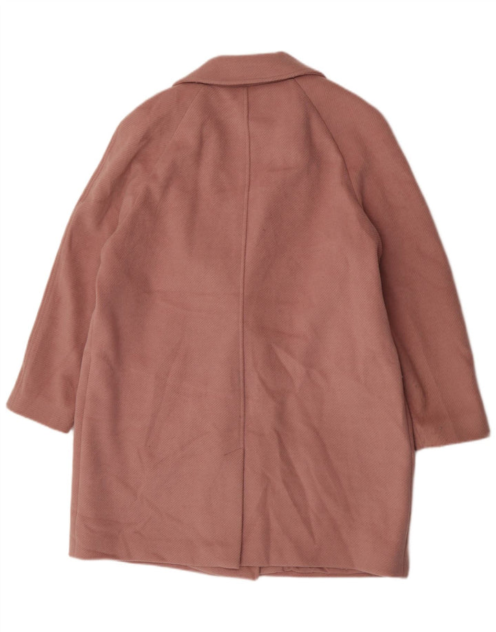 Cappotto doppiopetto da donna Marks & Spencer UK 18 XL poliestere rosa