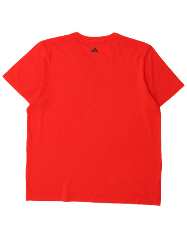 T-shirt grafica da uomo Adidas Top XL rossa