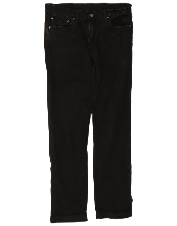 Jeans Levi's Uomo 511 Slim W32 L30 Cotone Nero