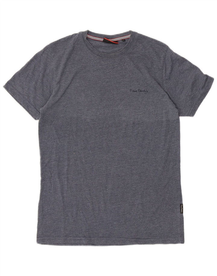 T-shirt da uomo Pierre Cardin Top piccola in cotone blu navy