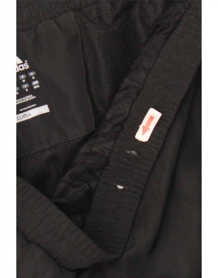 Pantaloni da tuta Adidas Climacool da uomo, poliestere color block medio nero
