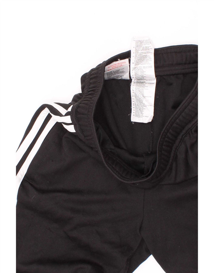 Pantaloni della tuta Adidas Climalite da ragazzo 11-12 anni in poliestere nero