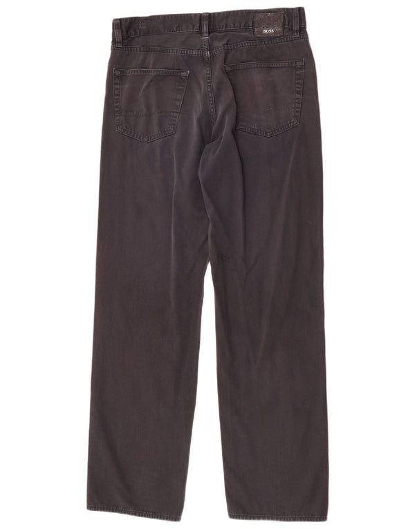 Jeans dritti da uomo Hugo Boss W32 L32 neri