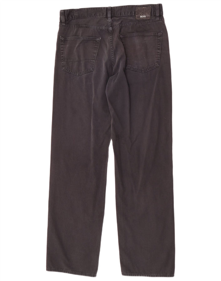 Jeans dritti da uomo Hugo Boss W32 L32 neri