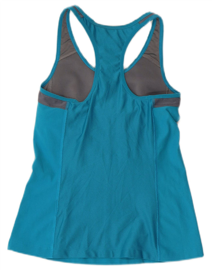 Canotta grafica NIKE Dri Fit da donna UK 12 Colorblock blu medio