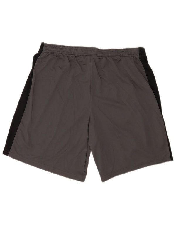 Pantaloncini sportivi Nike Dri Fit Slim da uomo, grandi, in poliestere color block grigio
