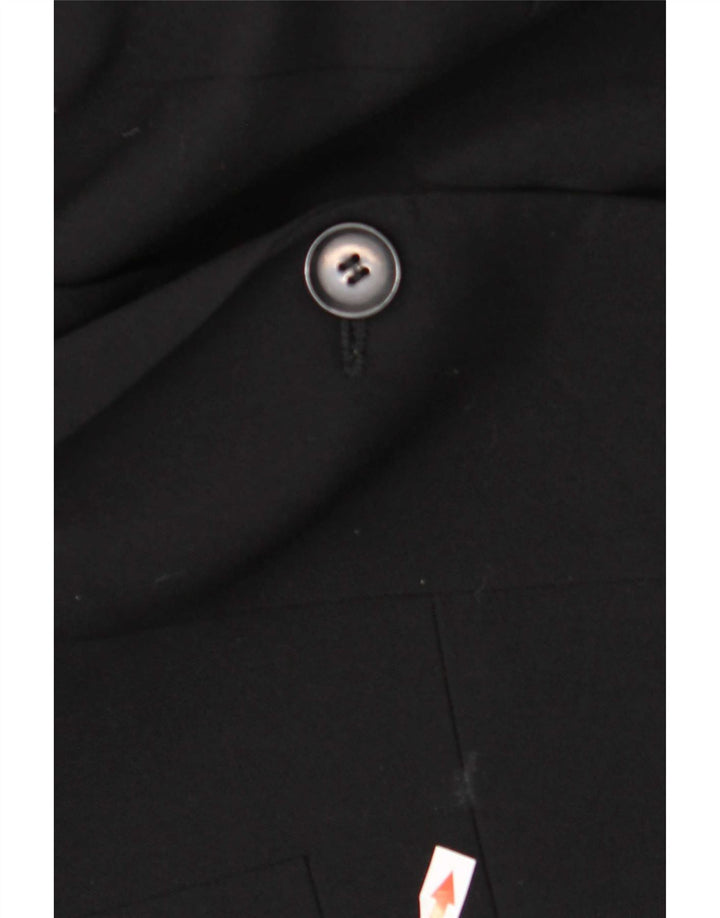 Giacca blazer a 1 bottone Marks & Spencer da donna UK 20 2XL poliestere nero